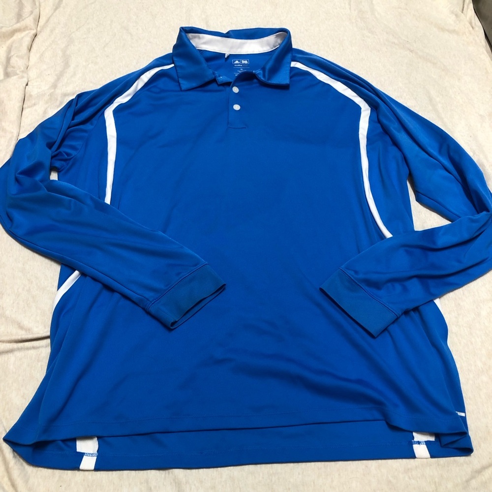 Men’s Adidas Climalite Golf Athletic Long Sleeve Shirt XL